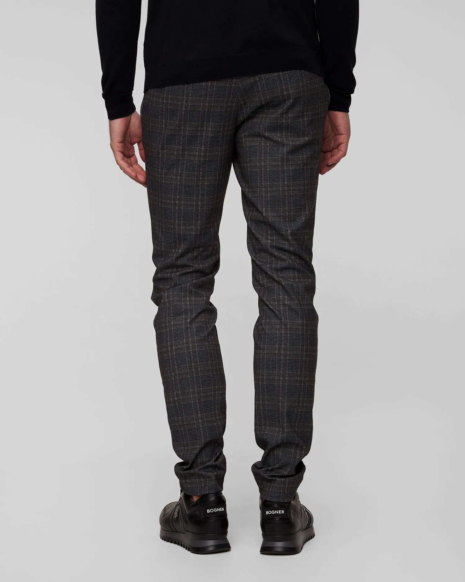 Pantaloni da uomo Alberto Rob - Jersey Check 35361242-89